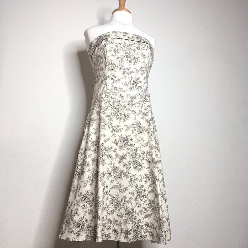 Just Choon Floral Print Fit & Flare Dress NWOT